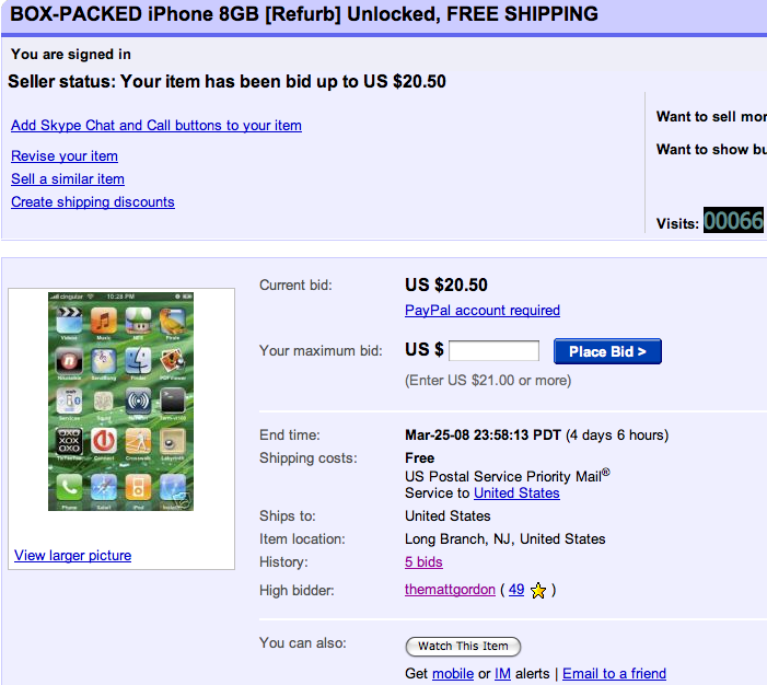 [Special Offer] 8GB iPhone Comes Cheap; Sometimes!